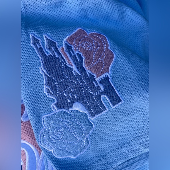 Disney limited edition Aurora Princess Jersey pink/blue M - NWT - Picture 6 of 12